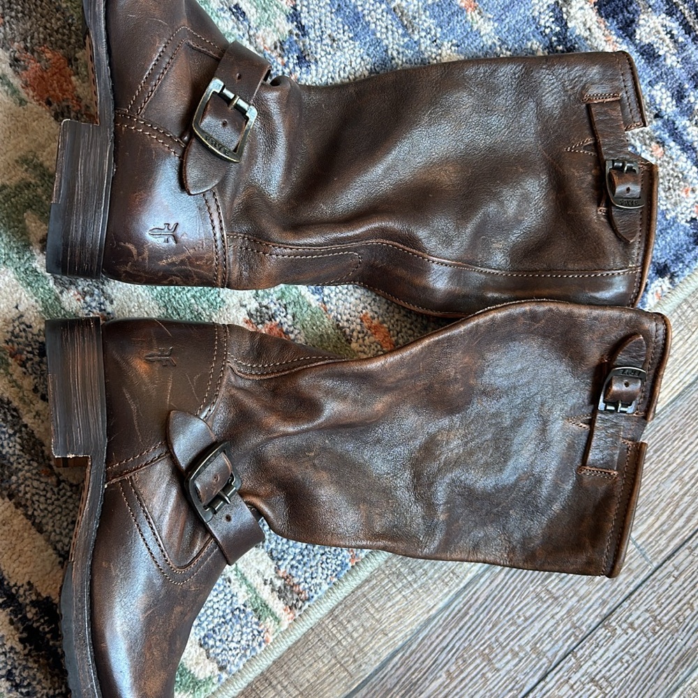Frye Brown Leather Boots